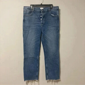 Boyish The Dempsey high waist slim  straight mirror jeans 29